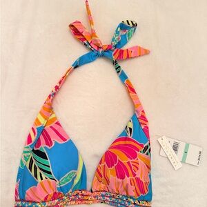 TRINA TURK Colorful Bikini Top